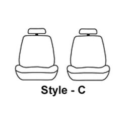 Picture of Covercraft SS3473PCTN Polycotton SeatSaver Custom Front Row Seat Covers Tan
