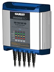 Picture of Marinco 2740A Guest ChargePro 40 Amp 4-Bank On-Board Marine Battery Charger