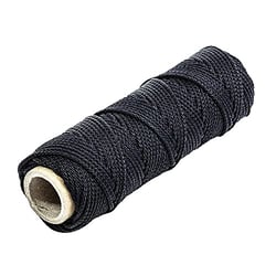 Picture of Tigress 88671 Black Nylon Braid Rope 100ft 300lb Test