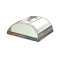 Picture of Taco Metals F160276 Suproflex Rub Rail End Caps Large Stainless Steel