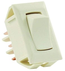Picture of JR Products 12655 12V On-On Rocker Switch Ivory SPDT