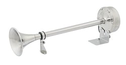 Picture of Marinco 10028XLP Premium Single Trumpet Electric Horn 12V Stainless Steel