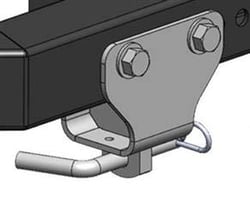 Picture of PullRite 2708 Replacement Base Foot Assembly Set - 1-1/2 Inch Rise