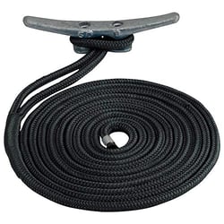 Picture of Sea-Dog Line 302119035BK-1 Double Braided Nylon Dock Line 3/4" x 35' Black