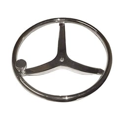 Picture of Uflex V46 13.5" Stainless Steel Marine Steering Wheel with Speed Knob