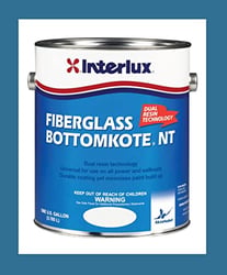 Picture of Interlux Paint YBB369/1 Fiberglass Bottomkote NT Antifouling Bottom Paint Blue 1 Gallon