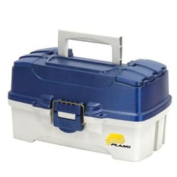 Picture of Plano 620206 2-Tray Tackle Box with Dual Top Access Blue Metallic