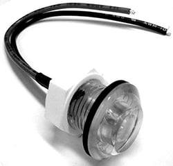 Picture of Innovative Lighting 011-1500-7 LED Bulkhead Livewell Light Flush Mount Amber 12V