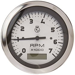 Picture of Seastar Solutions 63474P 3" Tachometer Hourmeter Electric 0-7000 RPM