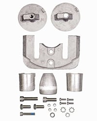 Picture of Sierra 18-6154Z Bravo III Zinc Anode Kit for MerCruiser Stern Drives