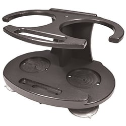 Picture of Taco Metals P01-2020B 2-Tumbler Holder with Cell Phone Storage Black