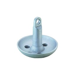 Picture of Attwood Marine 9943-1 Cast Iron Mushroom Anchor 15 lbs Aluminum-Plated