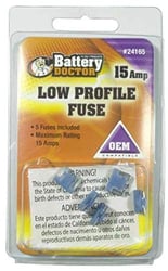 Picture of WirthCo 24165 ATM Mini Blade Fuse 15 Amp
