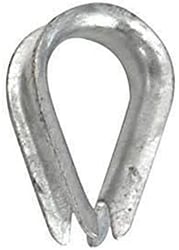 Picture of Whitecap Industries S-1540P 3/8" Galvanized Rope Thimble
