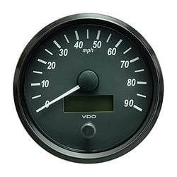 Picture of VDO Gauges A2C3832870030 SingleViu 100mm Speedometer 0-90 MPH