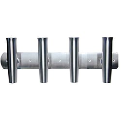 Picture of Tigress 88144-1 Four Rod Aluminum Transom Mount Rod Holder