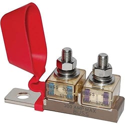 Picture of Blue Sea Systems 2151BSS Battery Terminal Double Fuse Block 30-300 Amps