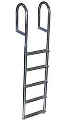 Picture of Dock Edge DE2045F Welded Aluminum Fixed Wide 5-Step Dock Ladder