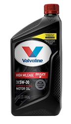 Picture of Valvoline 891664 High Mileage with MaxLife Plus Technology SAE 5W-30 Synthetic Blend Motor Oil 1 Quart