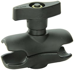 Picture of Ram Mounts RAM-D-201U-C Double Socket D Short Arm Mount Black