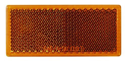 Picture of Optronics RE10AK Amber Rectangular Reflector 2-Pack Self-Adhesive