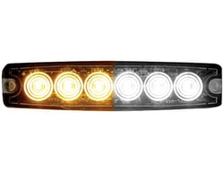 Picture of Buyers 8892202 Ultra Thin 5 Inch LED Strobe Light Amber/Clear