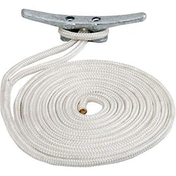 Picture of Sea-Dog Line 302119035WH-1 Double Braided Nylon Dock Line 3/4" x 35' White