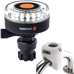 Picture of Navisafe 040KIT3 360° All-Round Navigation Light 2NM with Rail Mount White