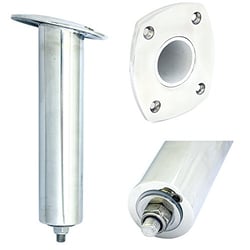 Picture of Tigress 88524SM Gunnel Mount Swivel Rod Holder with 15° Rectangular Head