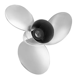 Picture of Solas 9571-145-27 3-Blade Stainless Steel Propeller for Evinrude/Johnson 27 Pitch