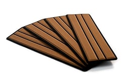 Picture of SeaDek 23902-80093 Marine EVA Foam Step Kit 3.75" x 12.75" 6mm 4-Piece Mocha/Black
