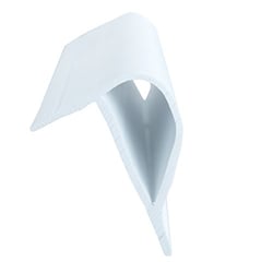 Picture of Dock Edge DE1180F Slant P Profile Dock Bumper White 16 Foot Roll