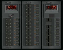 Picture of Blue Sea Systems 1218 Panel 12V DC Main + 19 Positions / 120V AC Main + 6 Positions