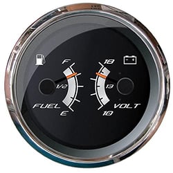 Picture of Faria Instruments 22013 Platinum 4" Multi-Function Gauge Fuel Level Voltmeter