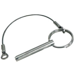 Picture of Whitecap Industries S1019C Stainless Steel Quick Release Pin with Lanyard 1/4" x 1-5/8"