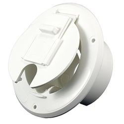 Picture of JR Products S-23-10-A Round 30 Amp RV Power Inlet Hatch White