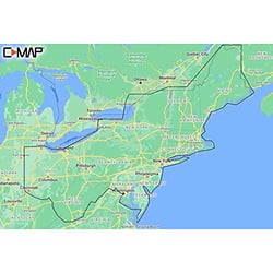 Picture of C-Map M-NA-Y213-MS US Lakes North East Reveal Inland Navigation Chart