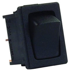 Picture of JR Products 12815 Mini 12V Momentary Rocker Switch Black