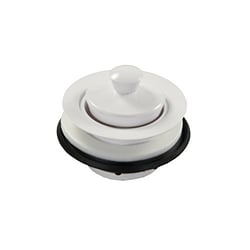 Picture of JR Products 95095 Sink Strainer with Pop-Up Stopper White