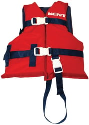 Picture of Kent Sporting Goods 103000-100-001-12 Onyx Nylon General Purpose Life Jacket Child 30-50 lbs Red
