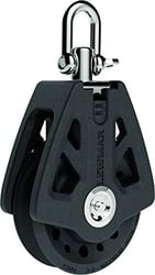 Picture of Lewmar 29927201BK 72mm Synchro Single Block with Swivel Shackle