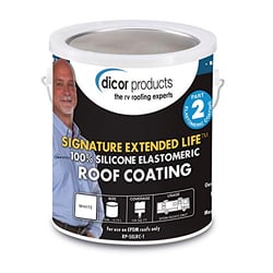 Picture of Dicor RPFRCT1 Fiberglass RV Roof Coating 1 Gallon Tan