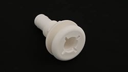Picture of Flow Rite MA-011-W Barbed Straight Thru-Hull Fitting White
