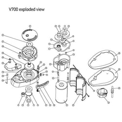 Picture of Lewmar 66000610 V700 Windlass Replacement Motor Kit 12V