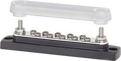 Picture of Blue Sea Systems 2300BSS 10 Gang Common Busbar with Cover