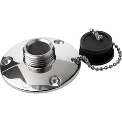 Picture of Sea-Dog Line 513120-1 Washdown Water Outlet Stainless Steel 1/2" FIPT x 3/4" MGHT