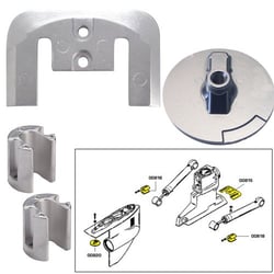 Picture of Tecnoseal 20804AL Aluminum Anode Kit for Mercury Bravo 2 & 3 Outdrives with Hardware