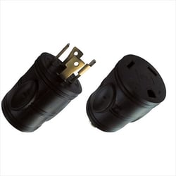 Picture of AP 1600517 Voltec 30 Amp Generator to RV Park Adapter with Locking Plug