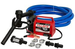 Picture of Fill-Rite FR1614 Portable 12V DC Fuel Transfer Pump 10 GPM Rotary Vane