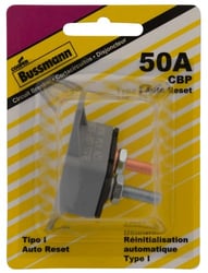 Picture of Bussmann BP/CBP-50BA-RP 50 Amp Type-I Plastic Circuit Breaker with Crosswise Bracket